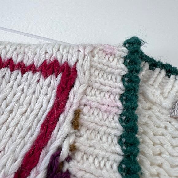 Huntington Ridge Vintage Knit Sweater Vest Women's size Large Heart Multi Color - Picture 6 of 6